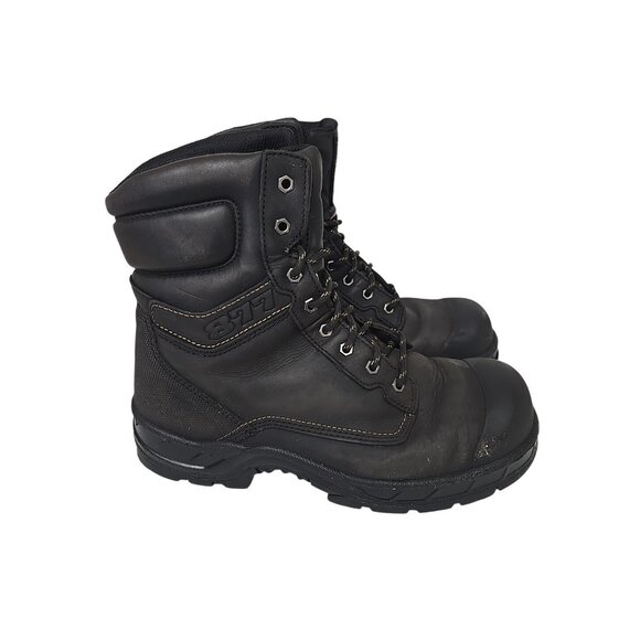 DAKOTA Men\'s 8\'\' 877 STEEL TOE STEEL PLATE WORK SAFETY BOOTS Black Size 10.5M main image 6